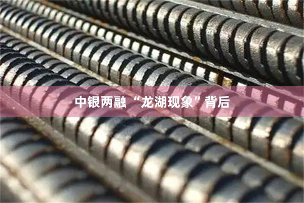 中银两融 “龙湖现象”背后